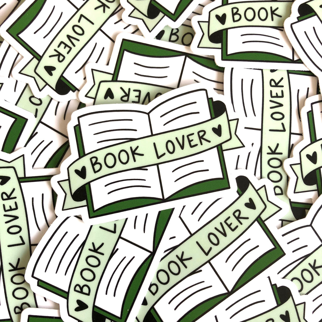 Book Lover Vinyl Sticker