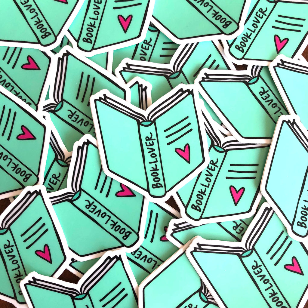 Open Book Vinyl Sticker
