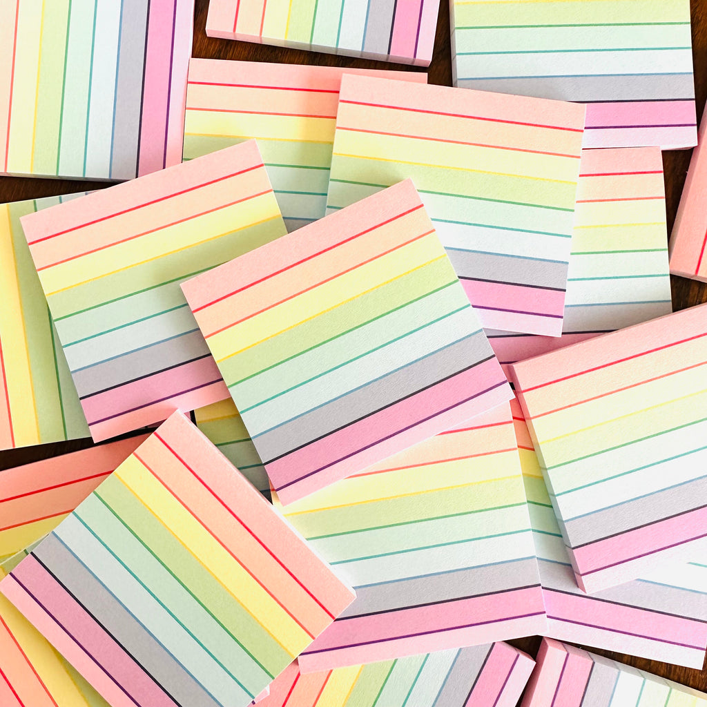 Rainbow Sticky Notes